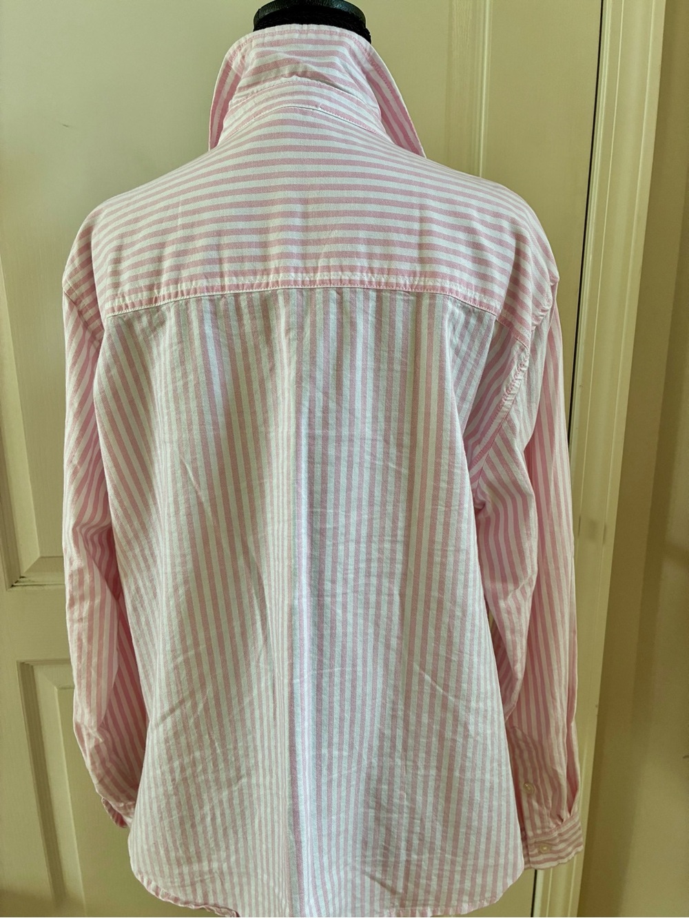 BeachLunchLounge Collection Pink and White Striped Button-Down Shirt - Picture 4 of 5